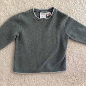 Zara Green Sweater Size 6-9 Months